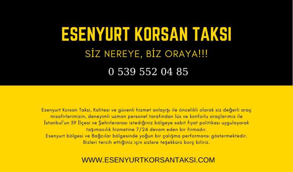 esenyurt korsan taksi